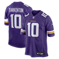 Fran Tarkenton Minnesota Vikings Game Retired Player Jersey - Purple | Stitched Football Jersey TJS2059