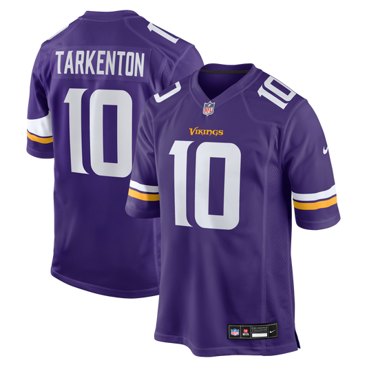 Fran Tarkenton Minnesota Vikings Game Retired Player Jersey - Purple | Stitched Football Jersey TJS2059