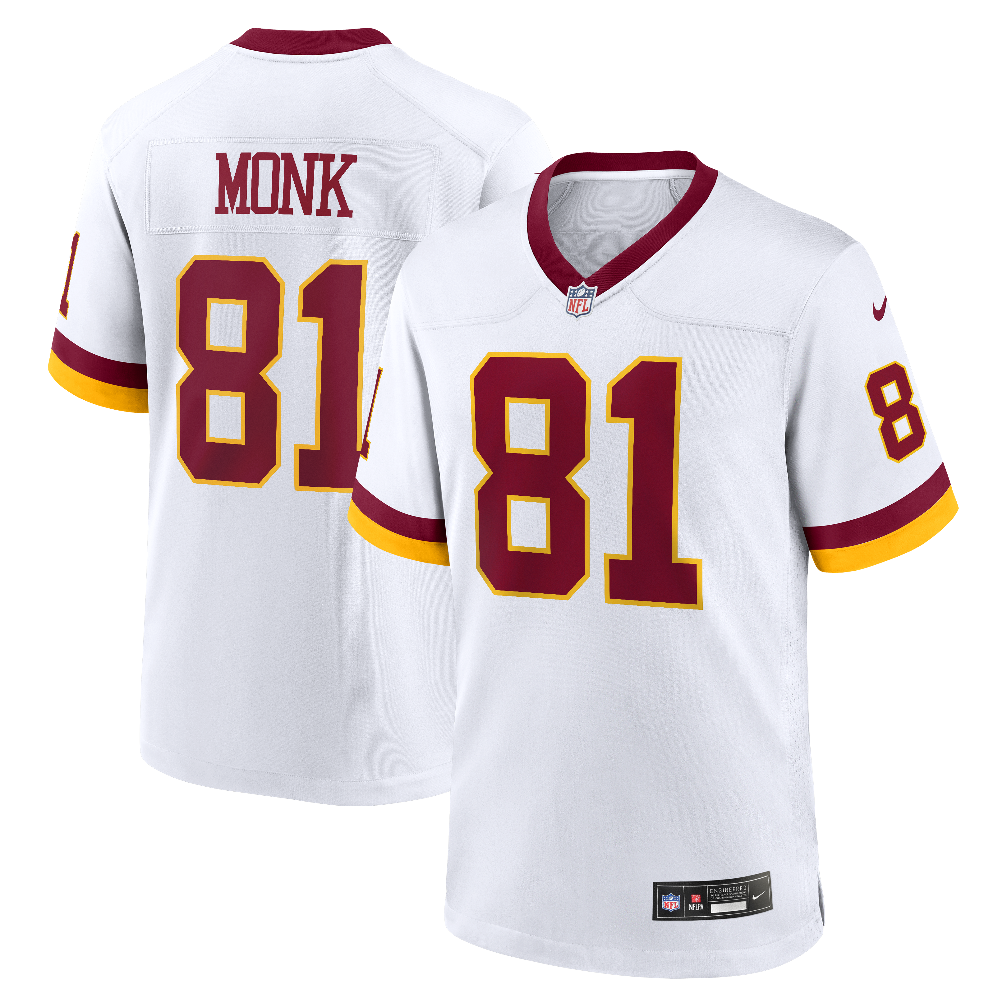 Art Monk Washington Commanders Alternate 2 Super Bowl Era Game Jersey - White | Stitched Football Jersey TJS1928