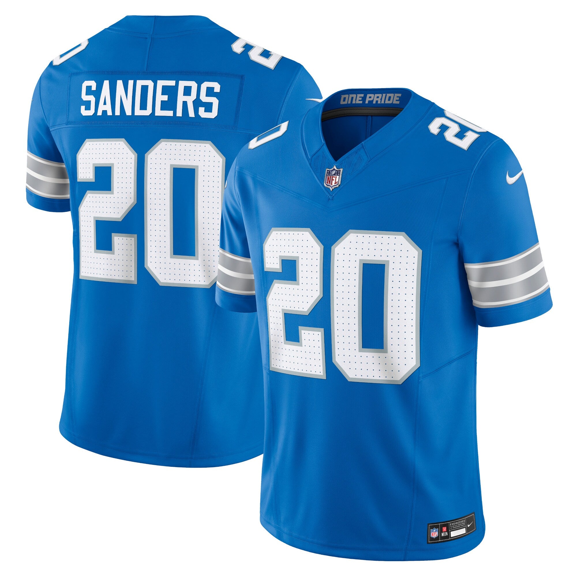 Barry Sanders Detroit Lions Vapor F.U.S.E. Limited Jersey - Blue | Stitched Football Jersey TJS2166
