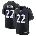 Derrick Henry Baltimore Ravens Alternate Game Jersey - Black | Stitched Football Jersey TJS2053