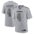 Dak Prescott Dallas Cowboys Atmosphere Fashion Game Jersey - Gray | Stitched Football Jersey TJS2198