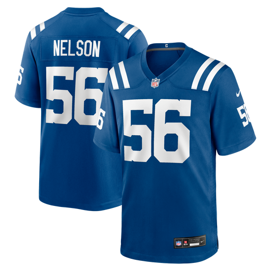 Quenton Nelson Indianapolis Colts Game Player Jersey - Royal | Stitched Football Jersey TJS2004