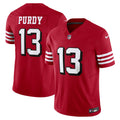 Brock Purdy San Francisco 49ers Vapor F.U.S.E. Limited Jersey - Scarlet | Stitched Football Jersey TJS2124