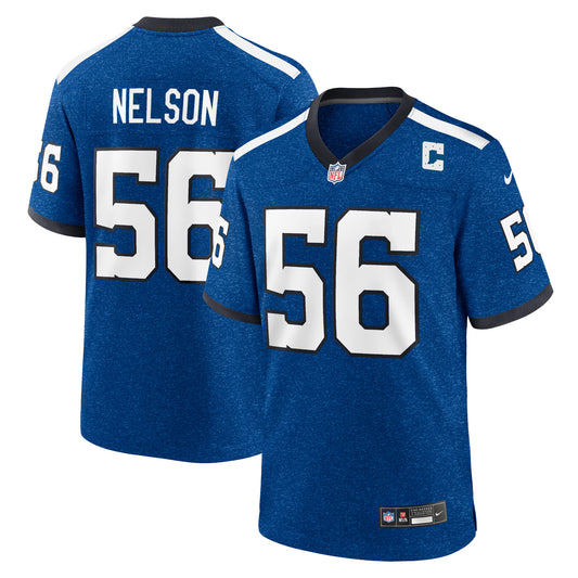 Quenton Nelson Indianapolis Colts Indiana Nights Alternate Game Jersey - Royal | Stitched Football Jersey TJS2022