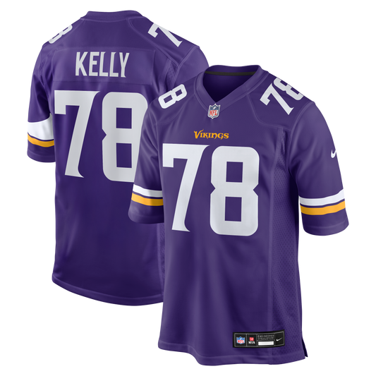 Ryan Kelly Minnesota Vikings Team Game Jersey - Purple | Stitched Football Jersey TJS2025