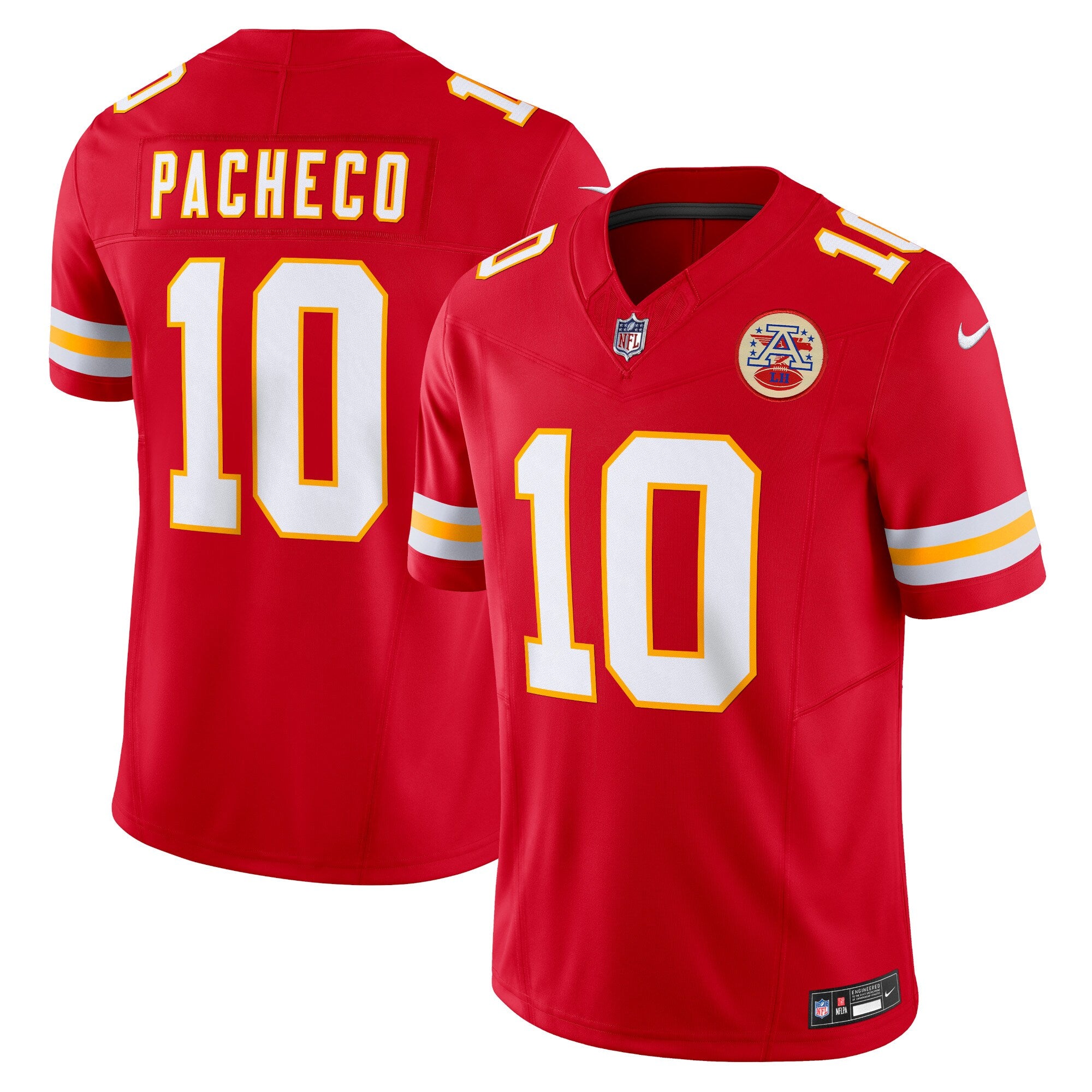 Isiah Pacheco Kansas City Chiefs Vapor F.U.S.E. Limited Jersey - Red | Stitched Football Jersey TJS2056
