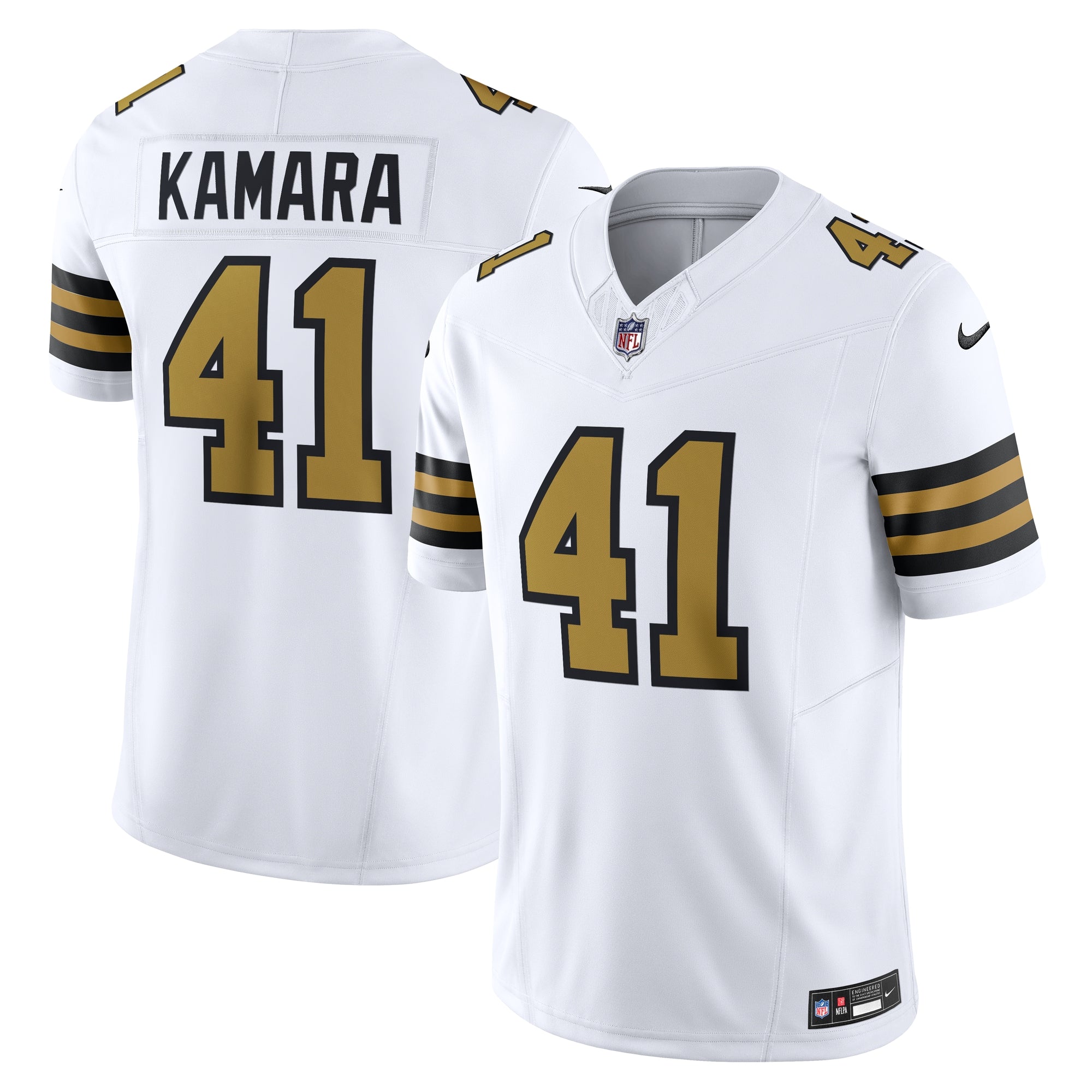 Alvin Kamara New Orleans Saints Alternate Vapor F.U.S.E. Limited Jersey - White | Stitched Football Jersey TJS2015