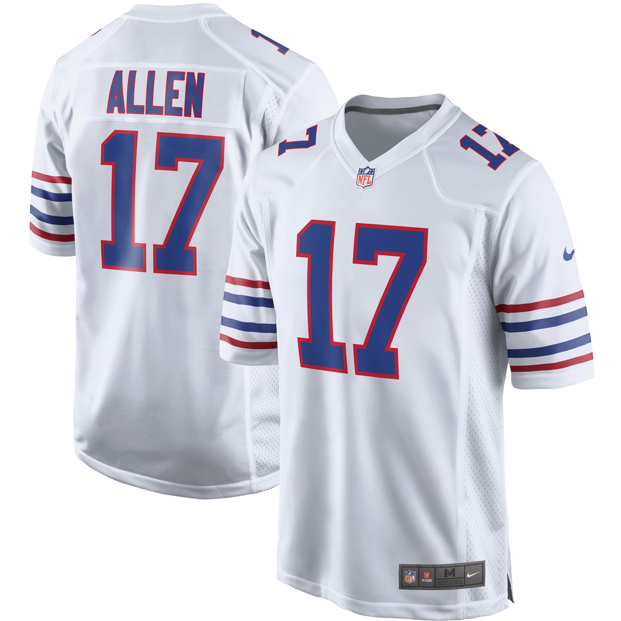 Josh Allen Buffalo Bills Alternate Game Player Jersey - White | Stitched Football Jersey TJS2158
