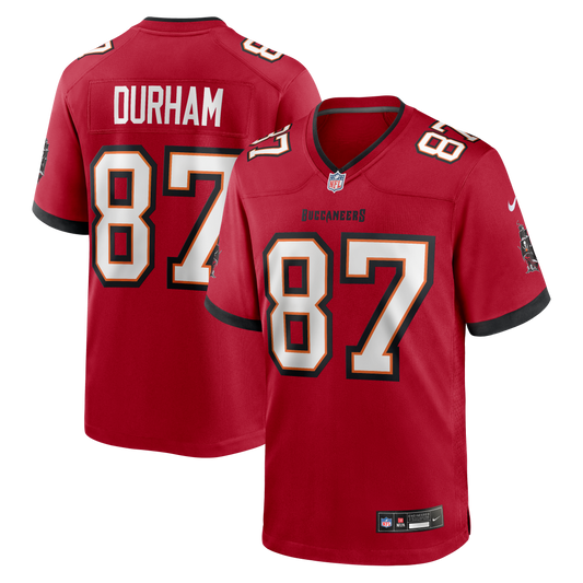 Payne Durham Tampa Bay Buccaneers Game Jersey - Red | Stitched Football Jersey TJS2152