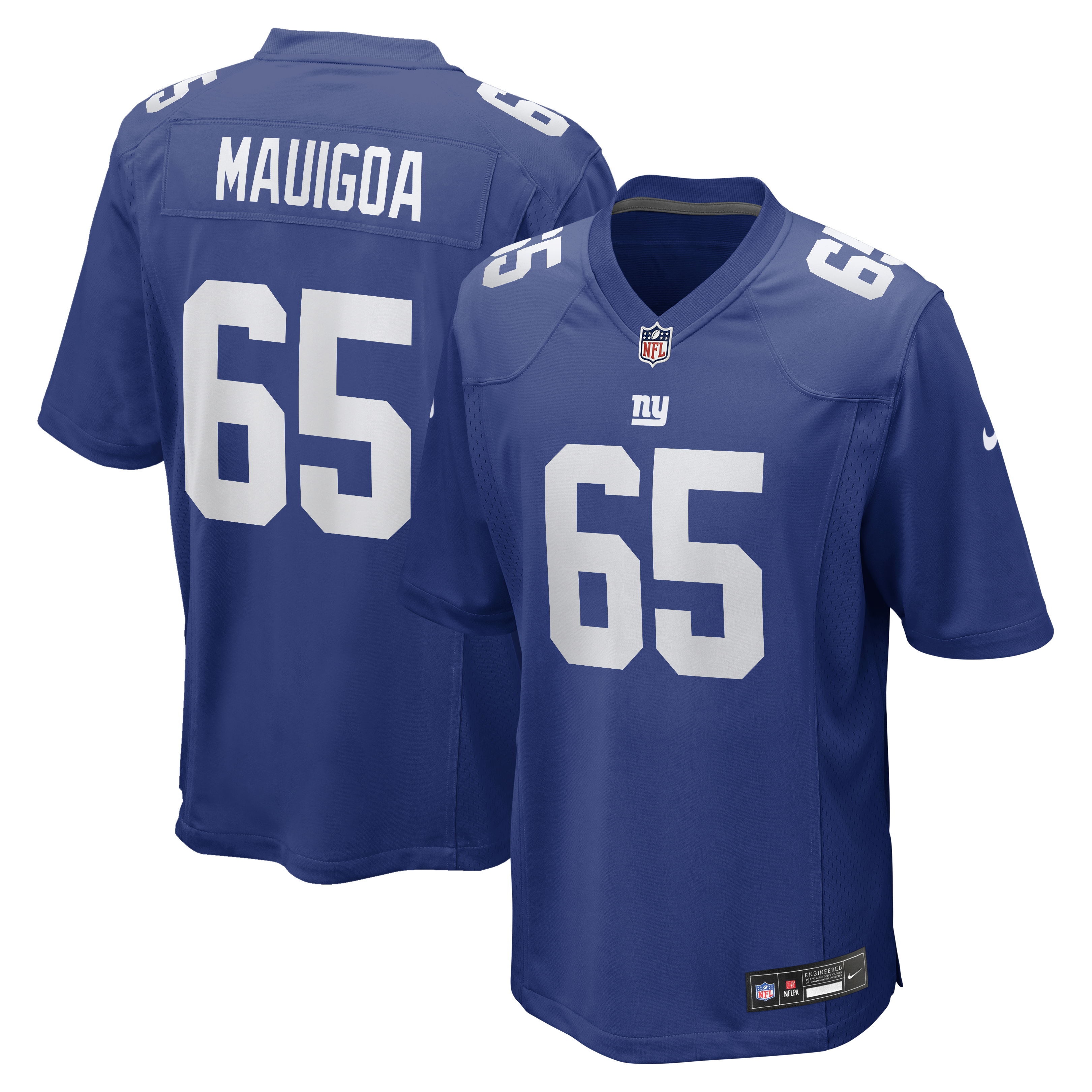 Francis Mauigoa New York Giants 2026 NFL Draft First Round Pick No. 10 Team Game Jersey - Royal | Stitched Football Jersey TJS2017