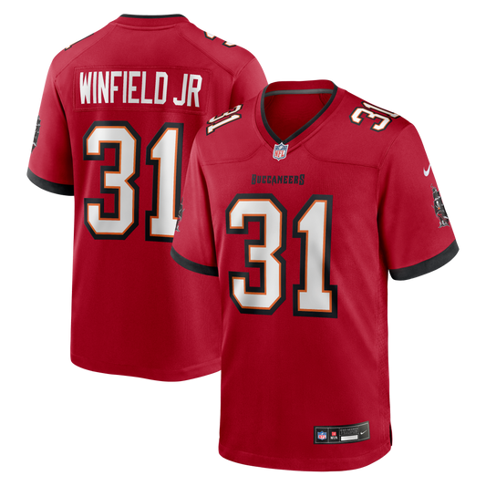 Antoine Winfield Jr. Tampa Bay Buccaneers Game Jersey - Red | Stitched Football Jersey TJS2077