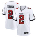 Emeka Egbuka Tampa Bay Buccaneers Game Jersey - White | Stitched Football Jersey TJS1969