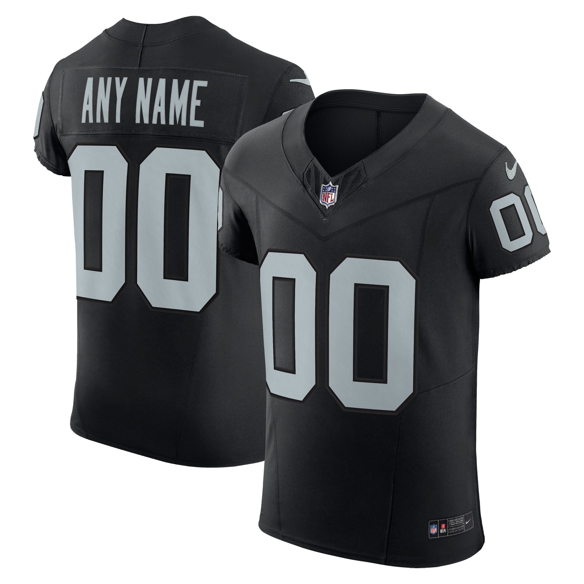 Las Vegas Raiders Vapor F.U.S.E. Elite Custom Jersey - Black | Stitched Football Jersey TJS1933
