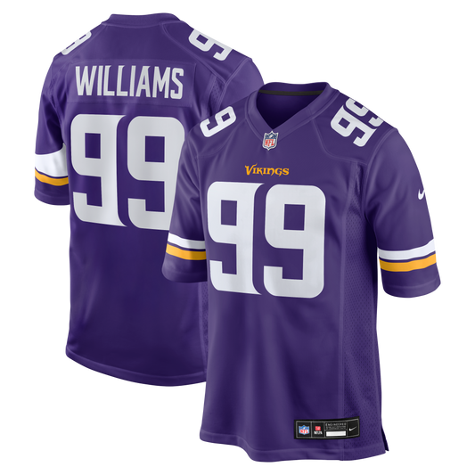 Elijah Williams Minnesota Vikings Team Game Jersey - Purple | Stitched Football Jersey TJS1999