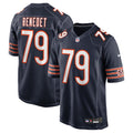 Theo Benedet Chicago Bears Team Game Jersey - Navy | Stitched Football Jersey TJS1984