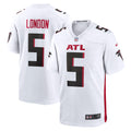 Drake London Atlanta Falcons Away Game Player Jersey - White | Stitched Football Jersey TJS2418