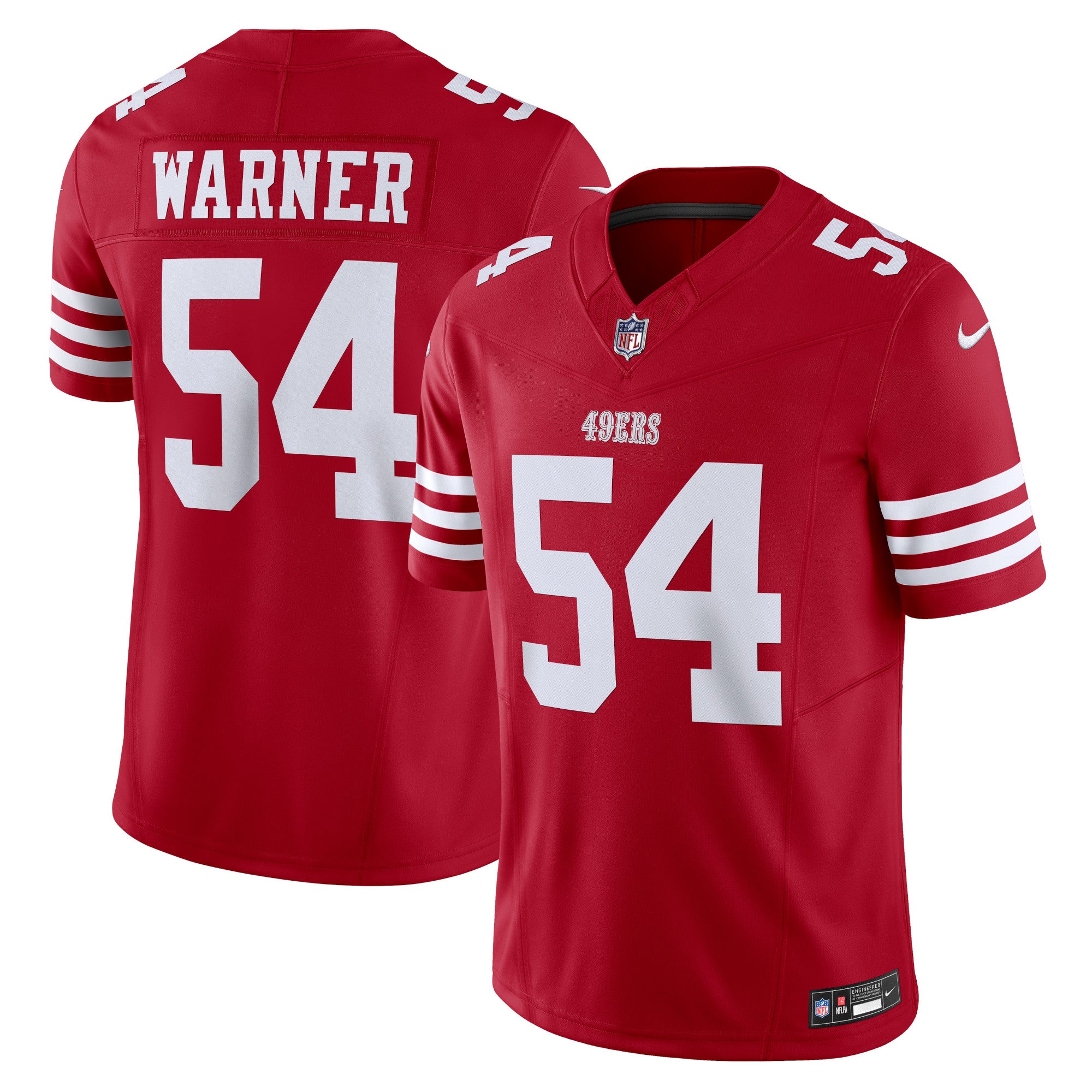 Fred Warner San Francisco 49ers Vapor F.U.S.E. Limited Jersey - Scarlet | Stitched Football Jersey TJS2337