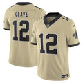Chris Olave New Orleans Saints Gameday Golds Alternate Vapor F.U.S.E. Limited Jersey - Gold | Stitched Football Jersey TJS2231