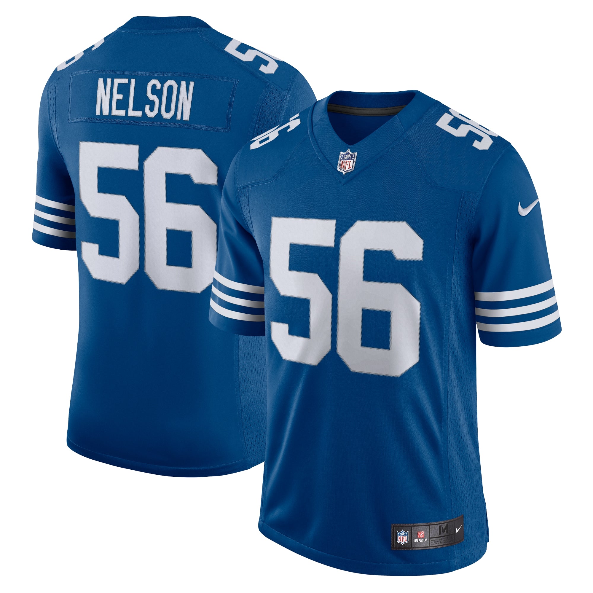Men's Quenton Nelson Royal Indianapolis Colts Alternate Vapor Limited Jersey | Stitched Football Jersey TJS2270