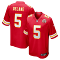 Kansas City Chiefs 2026 NFL Draft First Round Pick No. 6 Team Game Jersey - Red | Stitched Football Jersey TJS2217