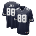 CeeDee Lamb Dallas Cowboys Game Jersey - Navy | Stitched Football Jersey TJS2320