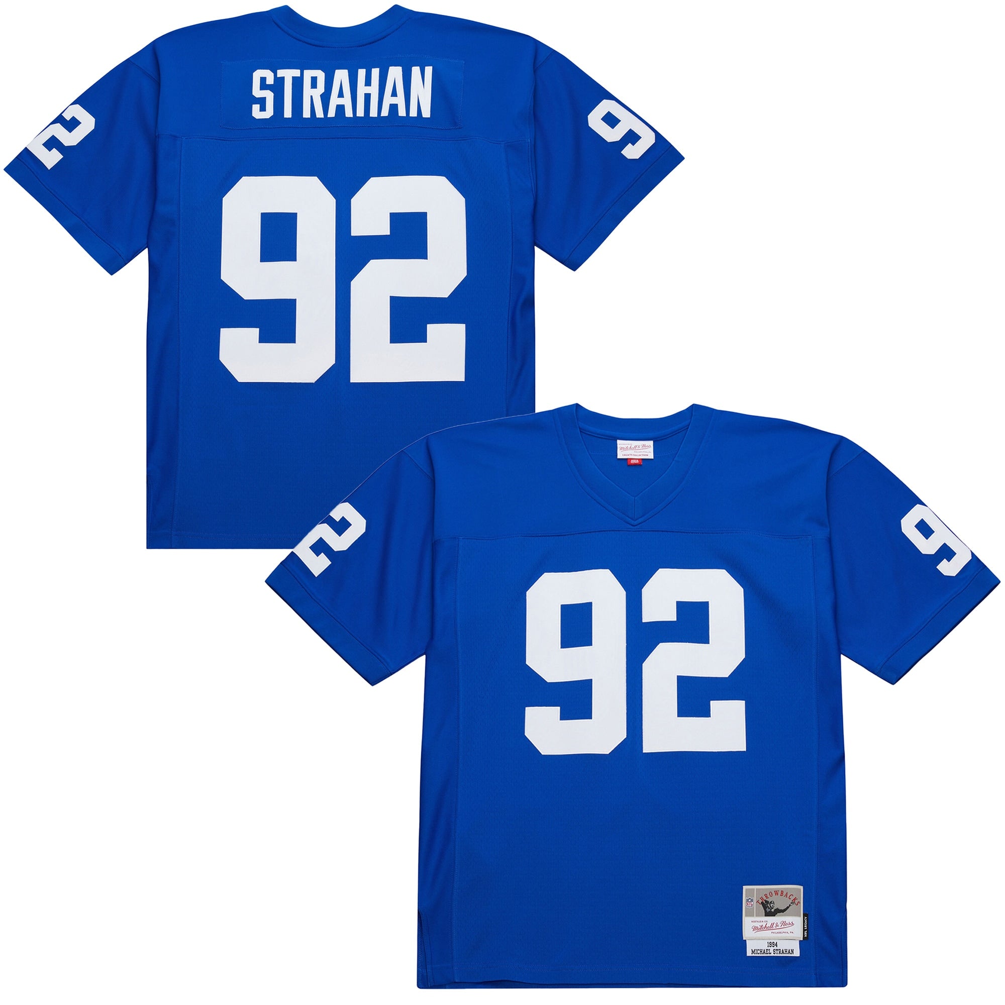 Michael Strahan New York Giants M & N 1994 Legacy Replica Jersey - Royal | Stitched Football Jersey TJS2216