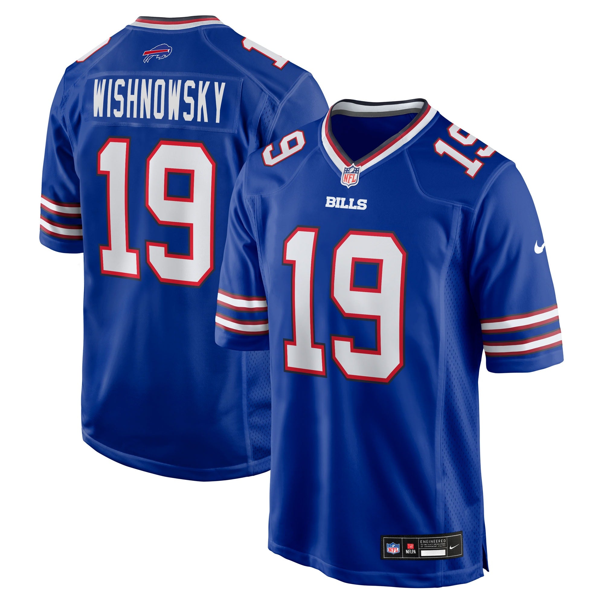 Mitch Wishnowsky Buffalo Bills Team Game Jersey - Royal | Stitched Football Jersey TJS2360