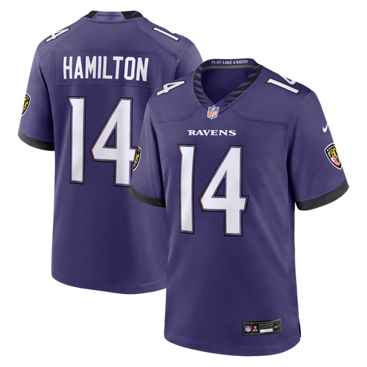 Kyle Hamilton Baltimore Ravens Team Game Jersey - Purple | Stitched Football Jersey TJS2292
