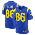 Max Klare Los Angeles Rams Team Game Jersey - Royal | Stitched Football Jersey TJS2318