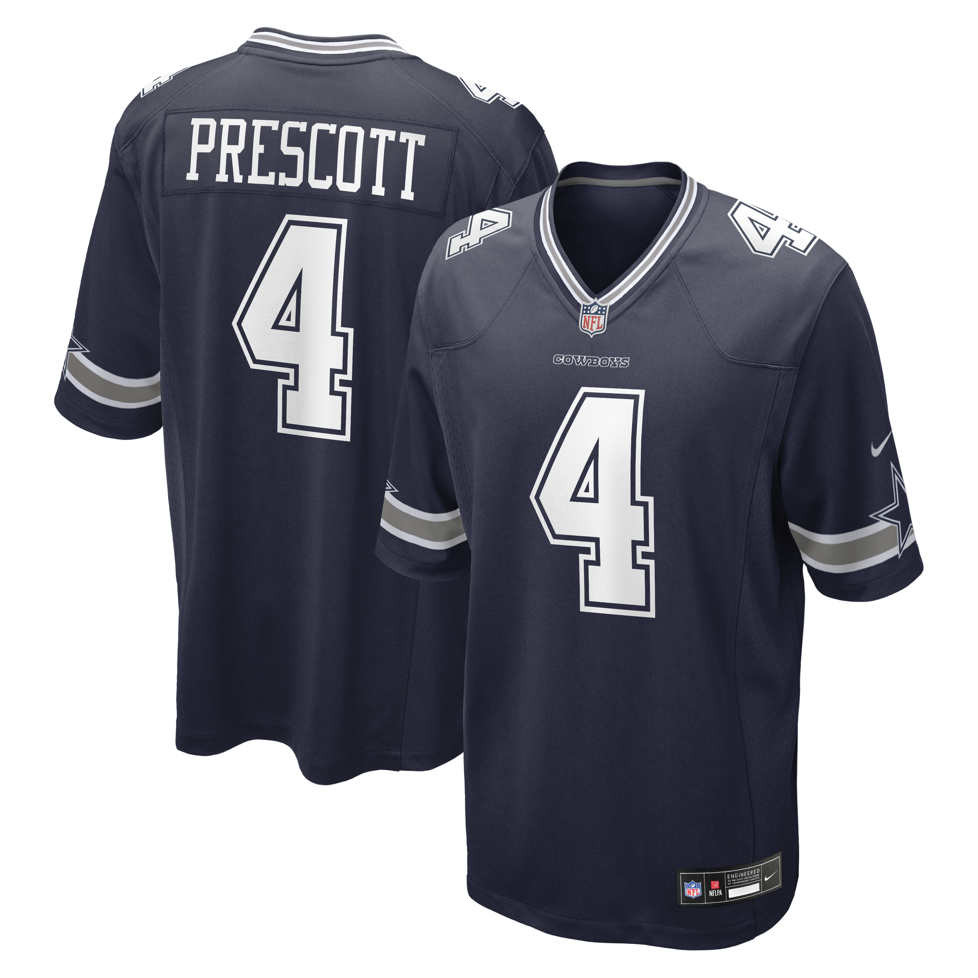Dak Prescott Dallas Cowboys Game Team Jersey - Navy | Stitched Football Jersey TJS2392