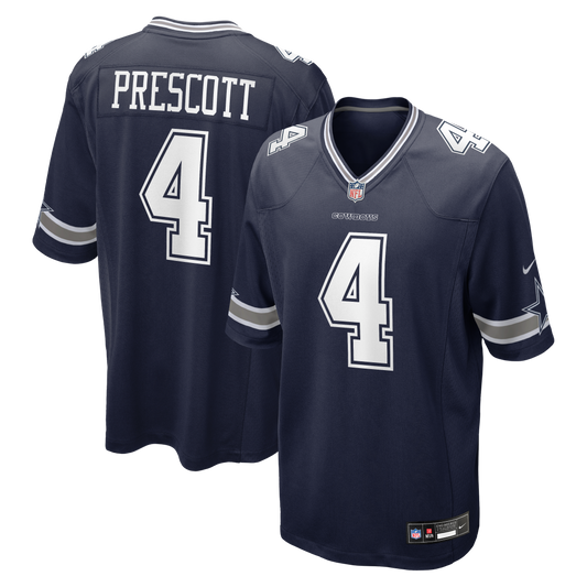 Dak Prescott Dallas Cowboys Game Team Jersey - Navy | Stitched Football Jersey TJS2392