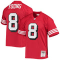 Steve Young San Francisco 49ers M & N Legacy Replica Jersey - Scarlet | Stitched Football Jersey TJS2240