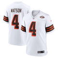 Deshaun Watson Cleveland Browns Alternate Game Jersey - White | Stitched Football Jersey TJS2445