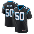 Robert Hunt Carolina Panthers Game Jersey - Black | Stitched Football Jersey TJS2295