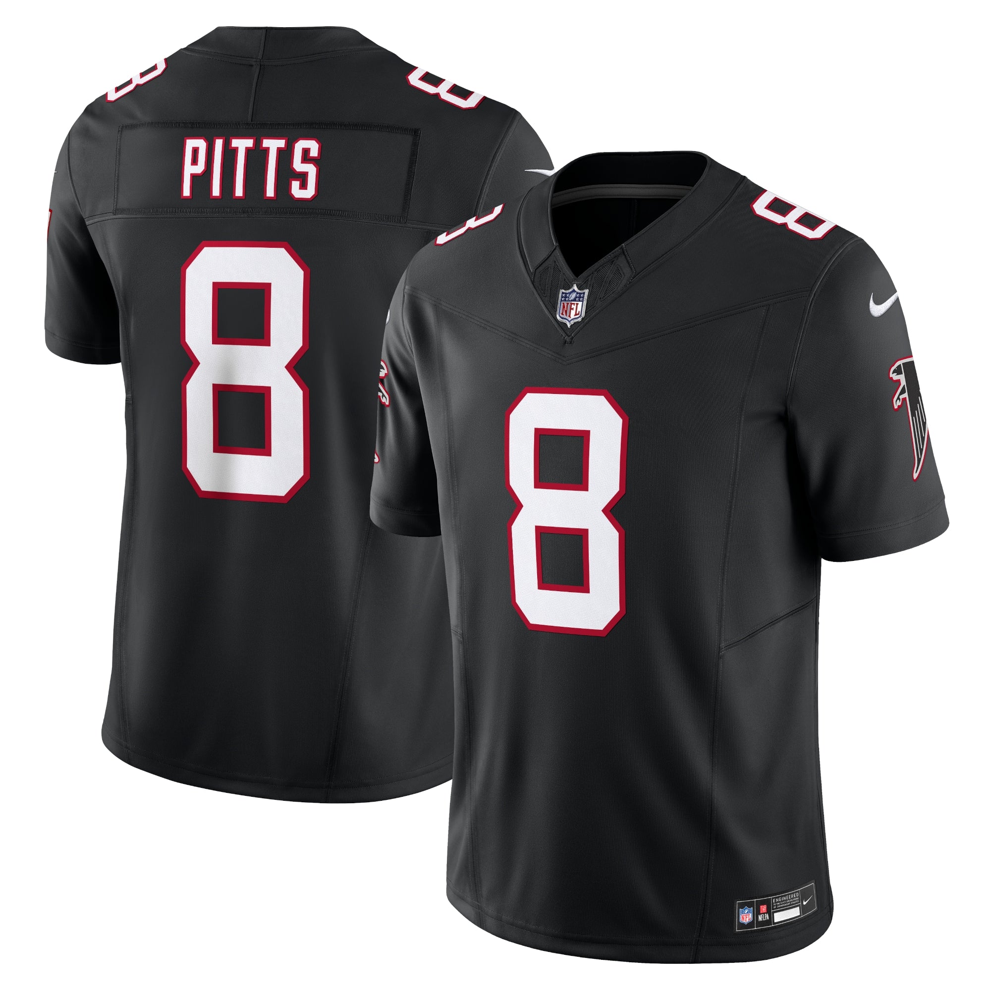 Kyle Pitts Atlanta Falcons Vapor F.U.S.E. Limited Jersey - Black | Stitched Football Jersey TJS2495