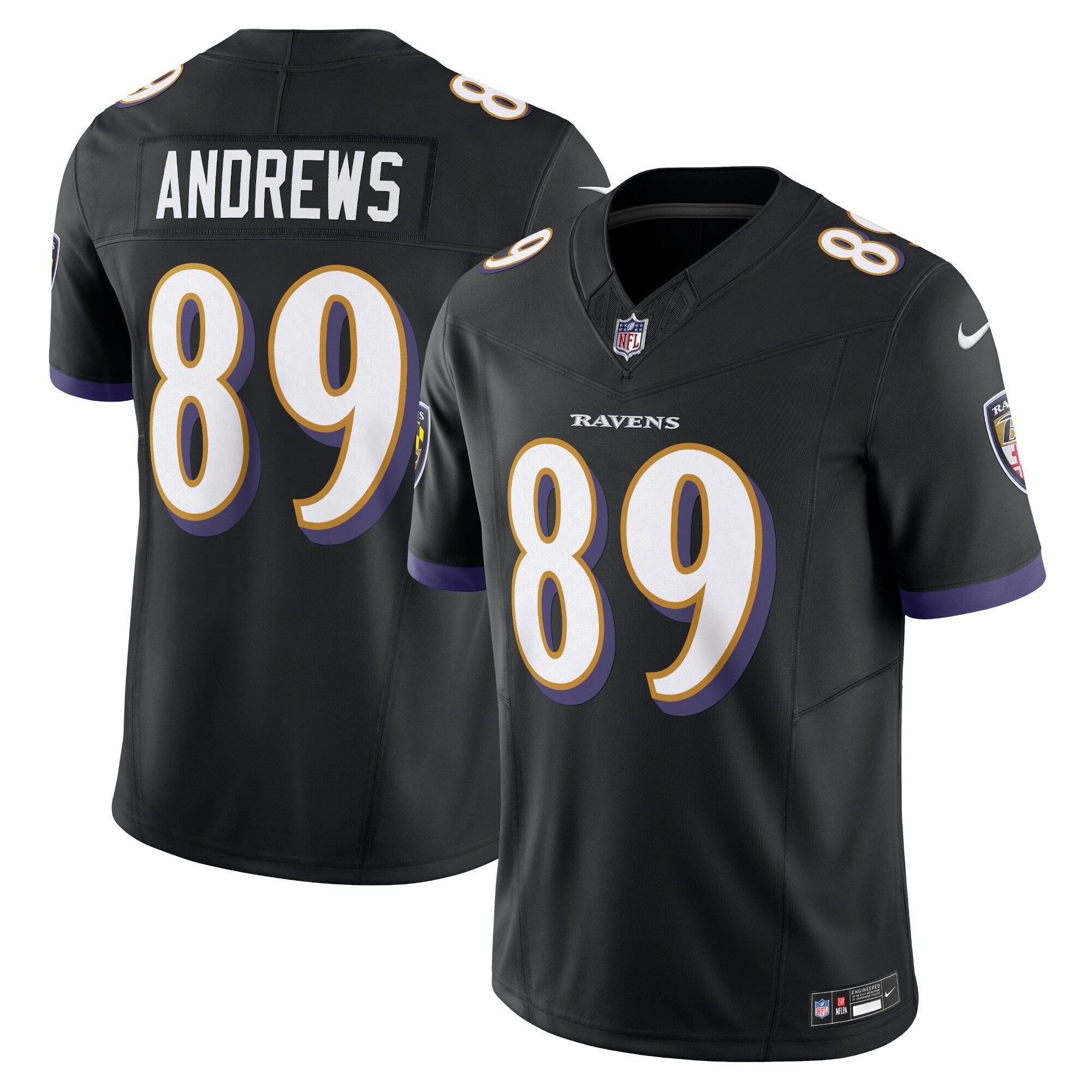 Mark Andrews Baltimore Ravens Vapor F.U.S.E. Limited Jersey - Black | Stitched Football Jersey TJS2384