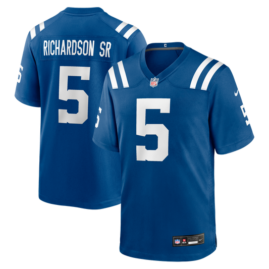 Anthony Richardson Sr. Indianapolis Colts Team Game Jersey - Royal | Stitched Football Jersey TJS2355