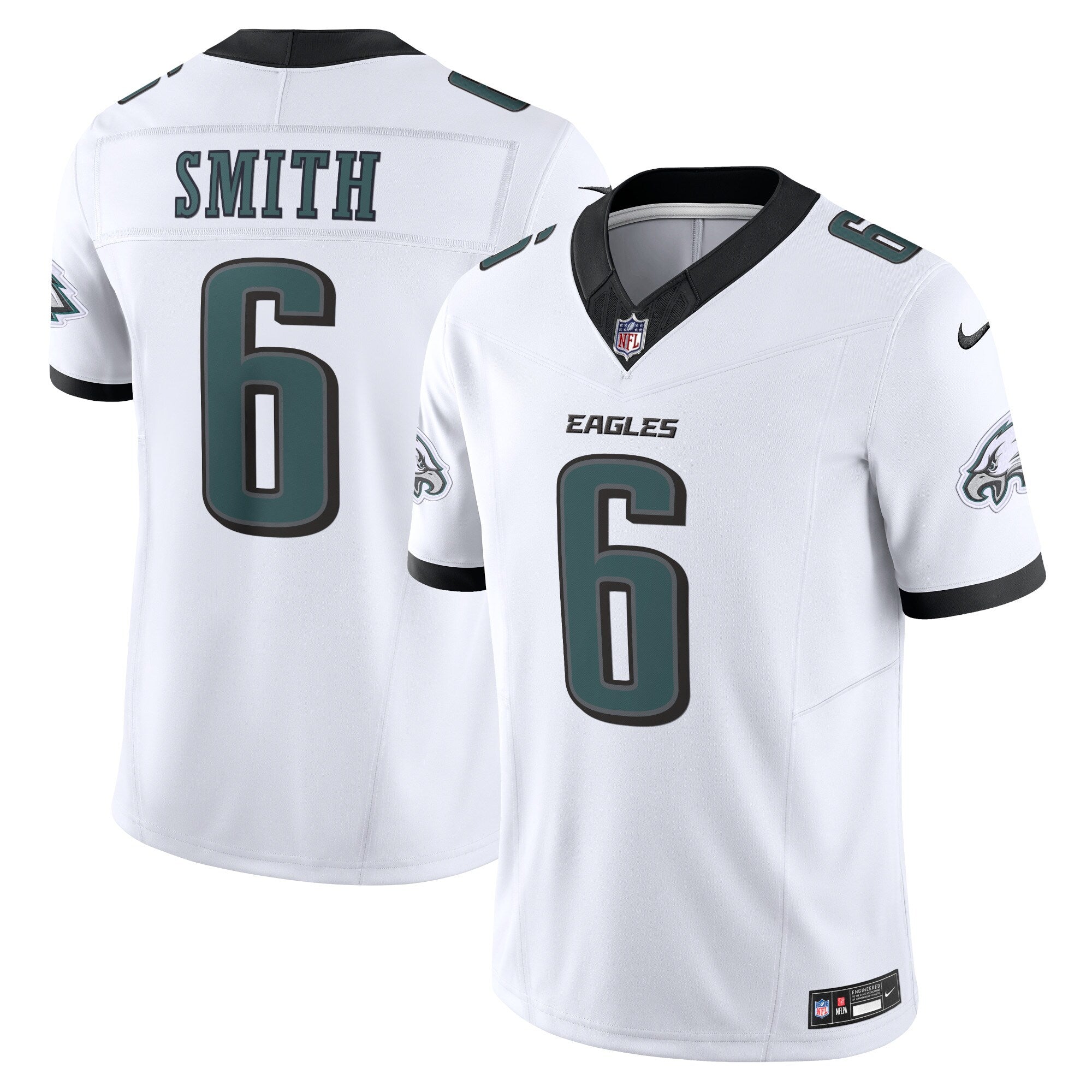 DeVonta Smith Philadelphia Eagles Vapor F.U.S.E. Limited Jersey - White | Stitched Football Jersey TJS2229