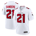 Deion Sanders Atlanta Falcons Retired Player Game Jersey - White | Stitched Football Jersey TJS2315