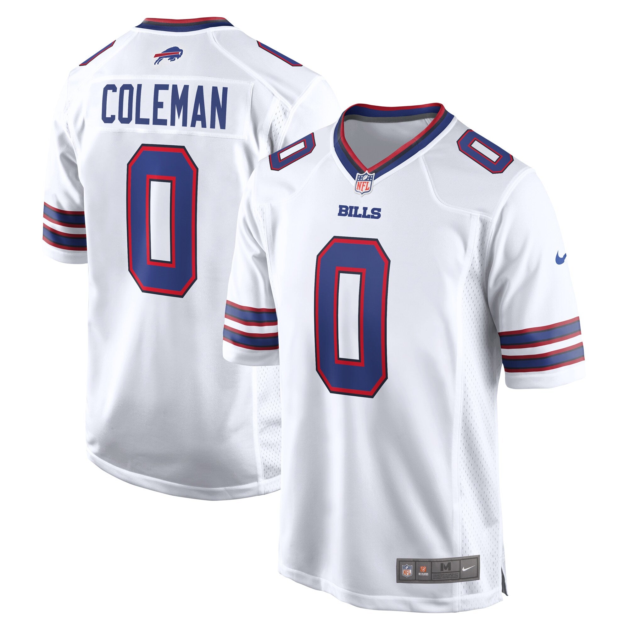 Keon Coleman Buffalo Bills Game Jersey - White | Stitched Football Jersey TJS2261