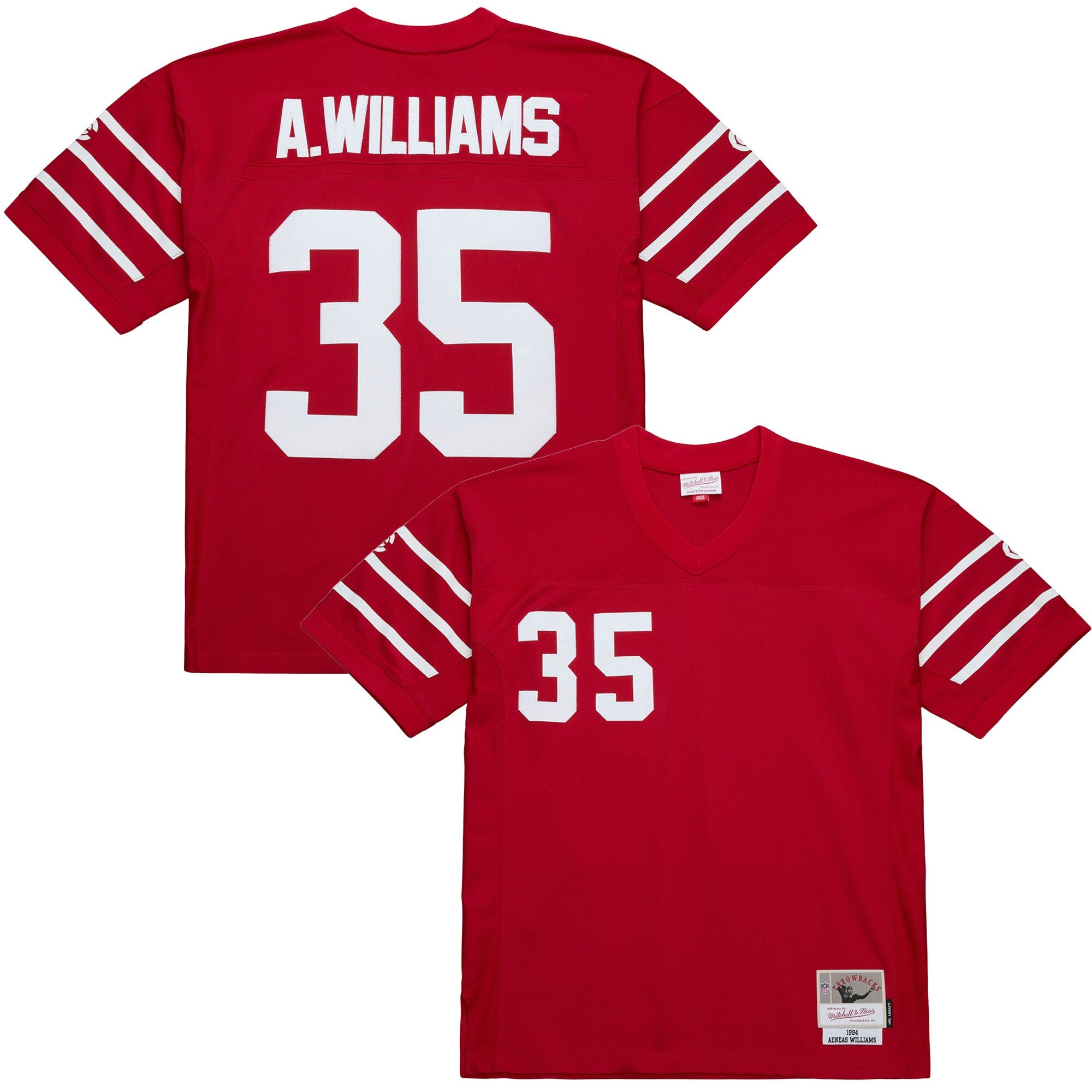Aeneas Williams Arizona Cardinals M & N 1994 Legacy Replica Jersey - Cardinal | Stitched Football Jersey TJS2485