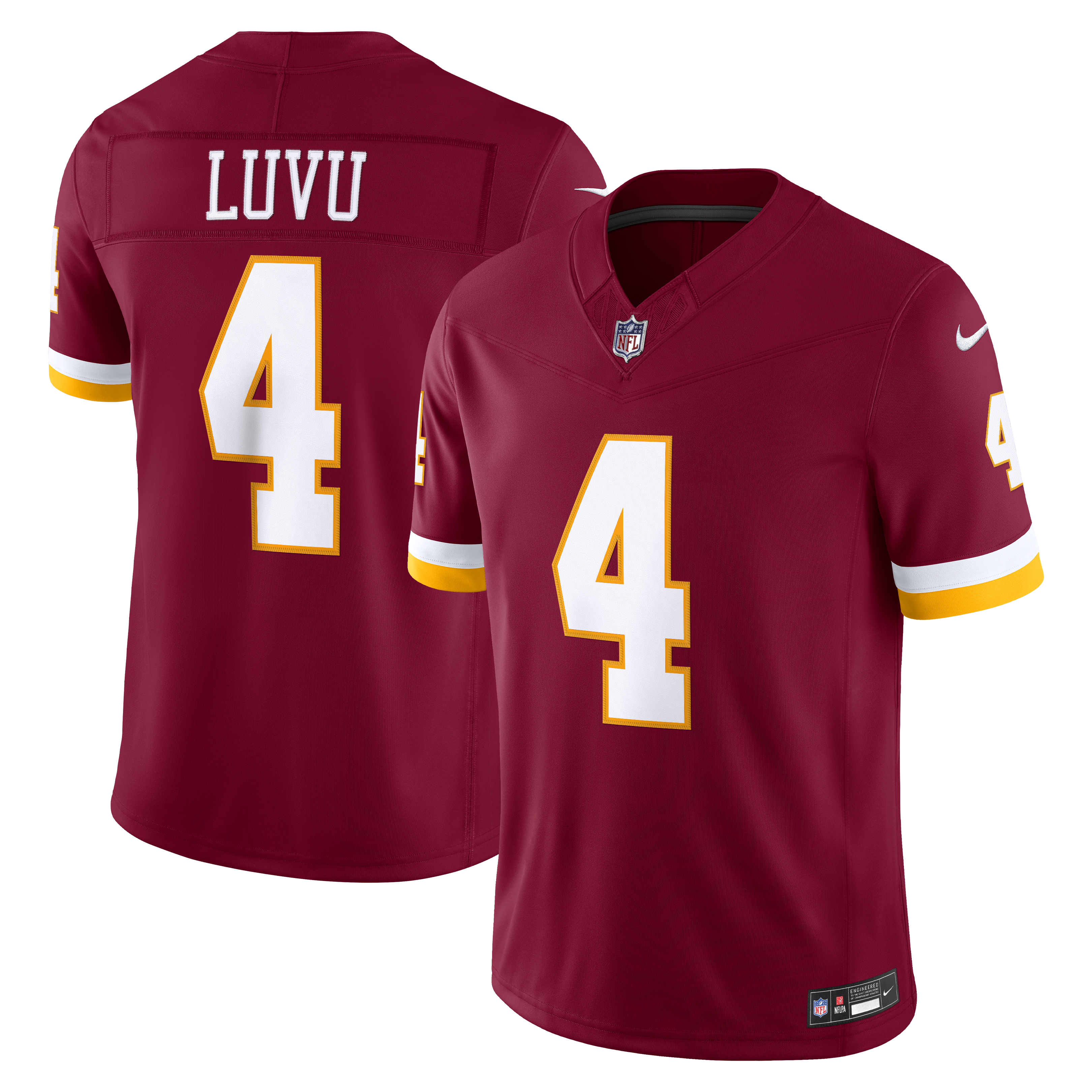 Frankie Luvu Washington Commanders Vapor F.U.S.E. Stitched Limited Jersey - Burgundy | Stitched Football Jersey TJS2304
