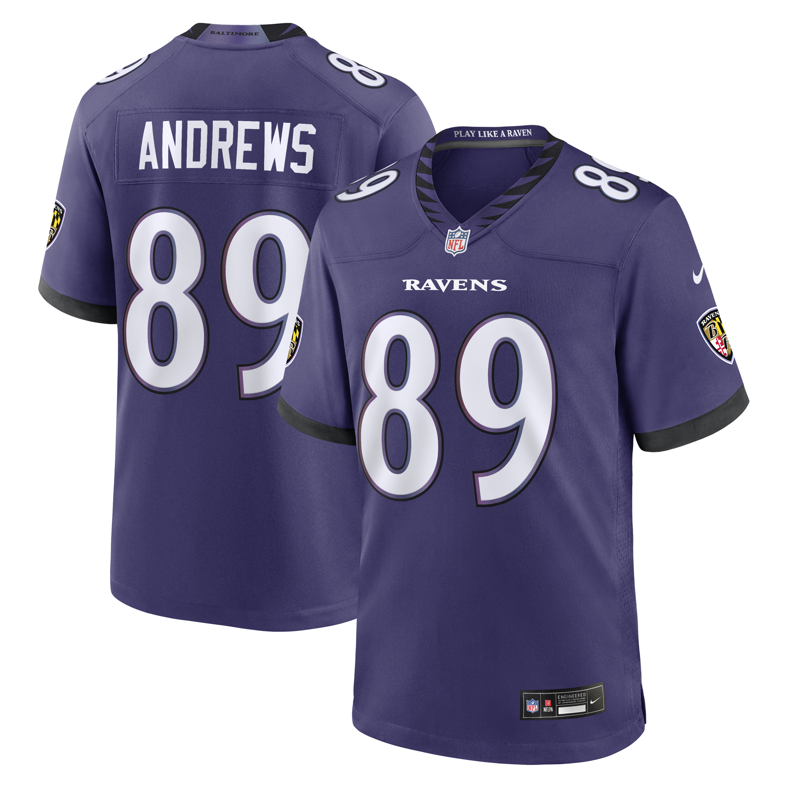 Mark Andrews Baltimore Ravens Team Game Jersey - Purple | Stitched Football Jersey TJS2310