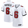 Baker Mayfield Tampa Bay Buccaneers Away Game Jersey - White | Stitched Football Jersey TJS2470
