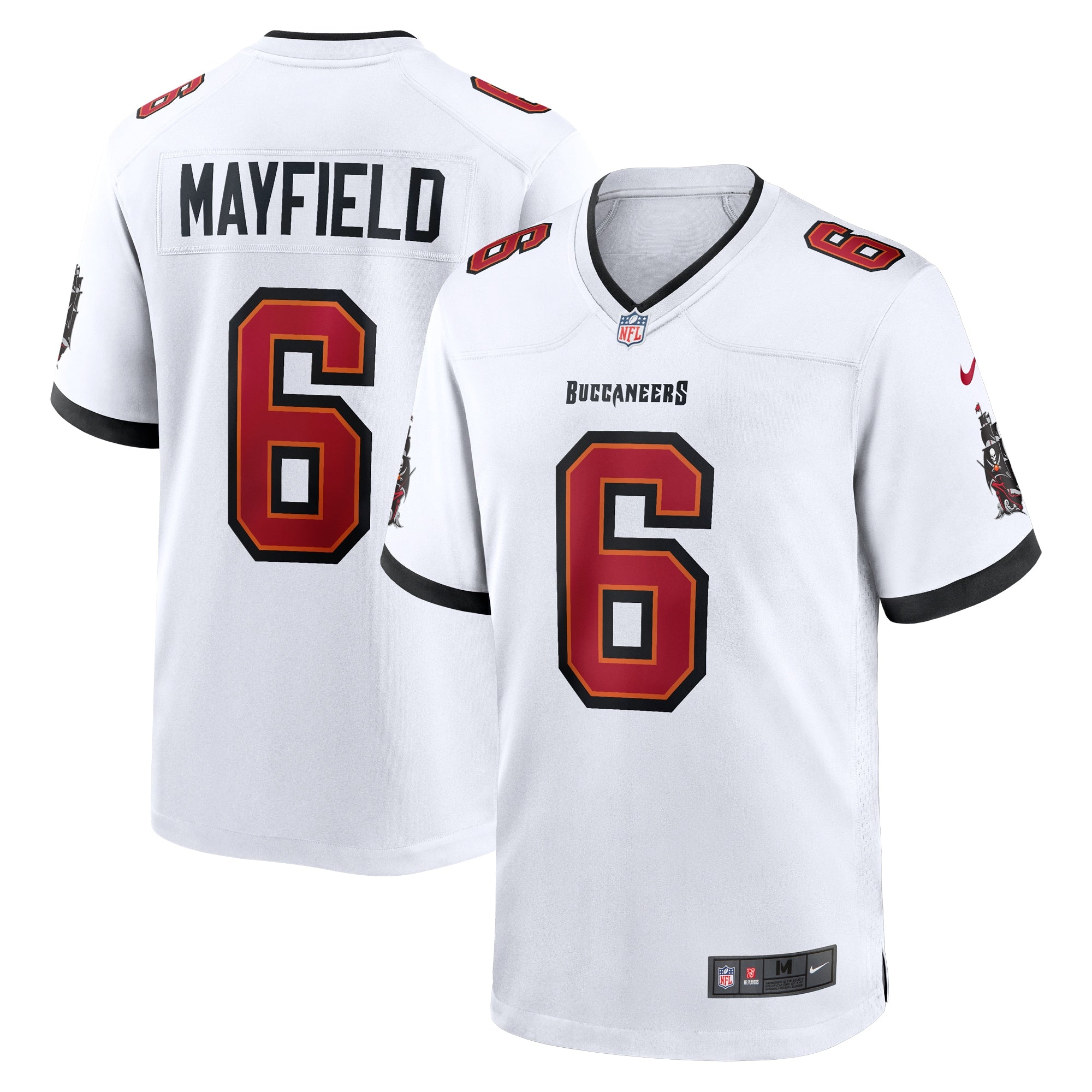 Baker Mayfield Tampa Bay Buccaneers Away Game Jersey - White | Stitched Football Jersey TJS2470