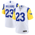 Kyren Williams Los Angeles Rams White Game Player Jersey - White | Stitched Football Jersey TJS2499
