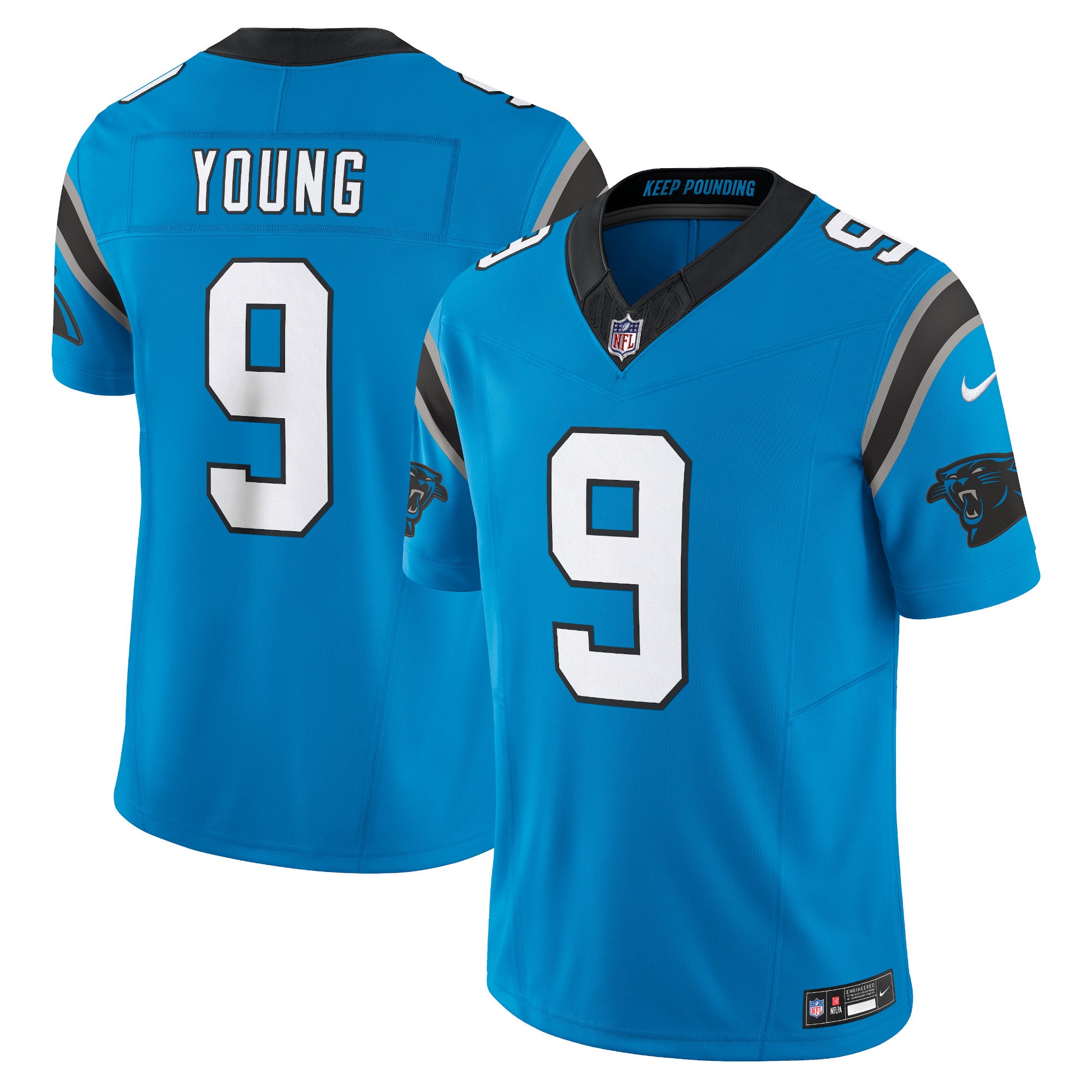 Bryce Young Carolina Panthers Vapor F.U.S.E. Limited Jersey - Blue | Stitched Football Jersey TJS2457
