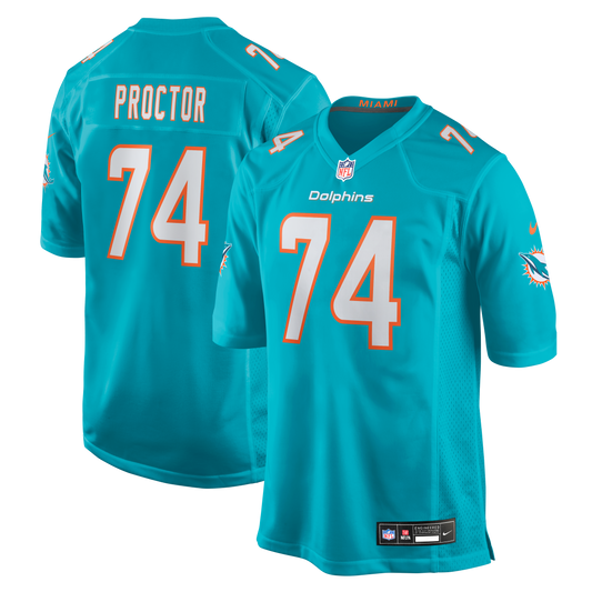 Kayden ProctorMiami Dolphins 2026 NFL Draft First Round Pick No. 12 Team Game Jersey - Aqua | Stitched Football Jersey TJS2397