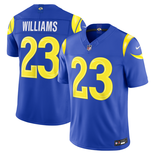 Kyren Williams Los Angeles Rams Vapor F.U.S.E. Stitched Limited Jersey - Royal | Stitched Football Jersey TJS2500